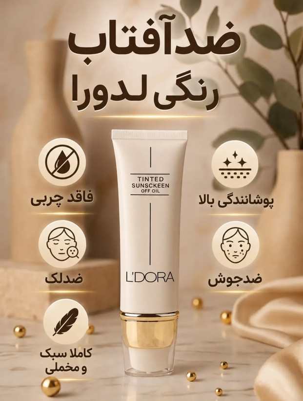 ضد آفتاب رنگی سبک
